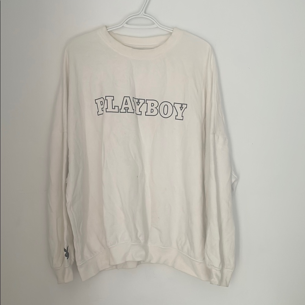Playboy by PacSun White Sweatshirt
